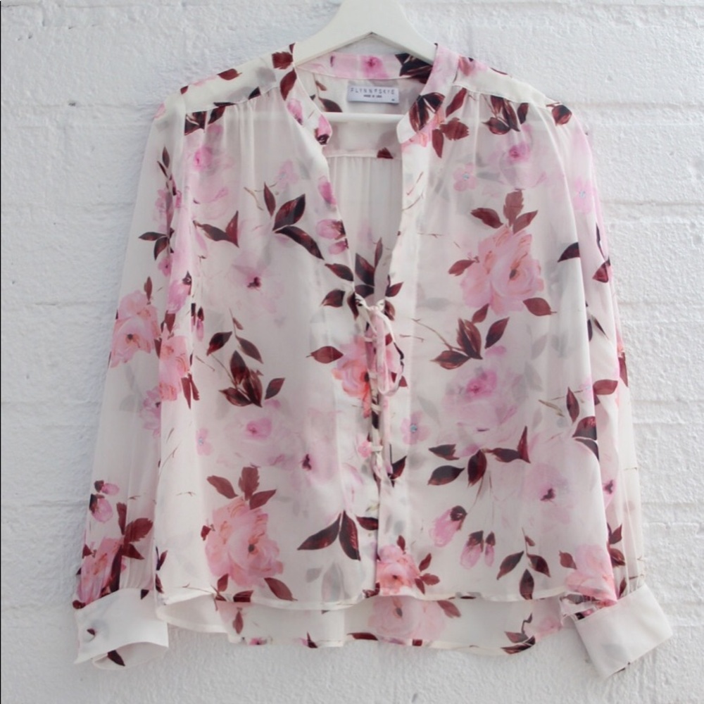Flynn Skye sheer blouse